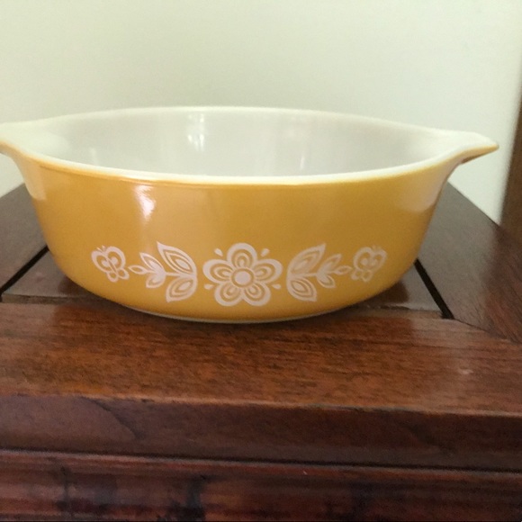 Vintage Pyrex Butterfly Gold 471-B 500ml. Without lid - Picture 5 of 8